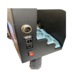 پورتهای ارتباطی و کلید برق دستگاه جت پرینتر دستی Super V30 – نمای پشتی پورتهای ارتباطی و کلید برق دستگاه جت پرینتر دستی Super V30 – نمای پشتی